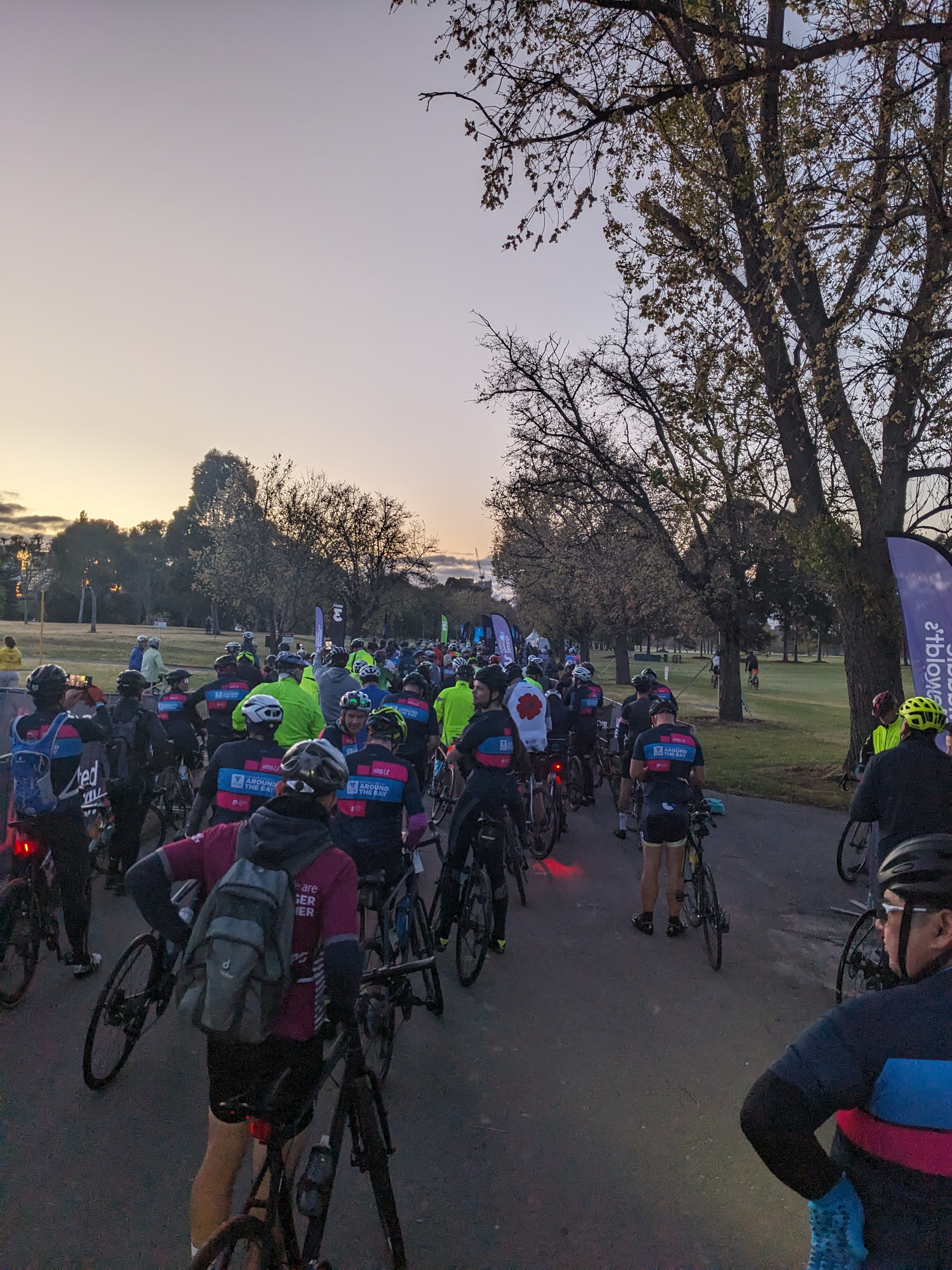 The Start of the 100k Round the Bay